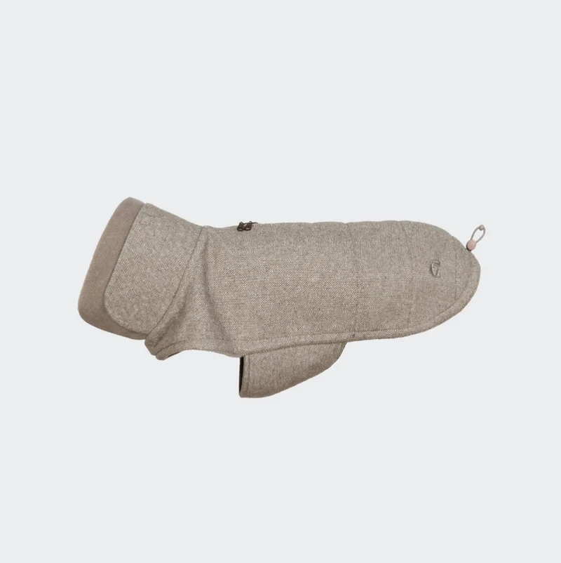Hundemantel Fr. Bulldogge Brooklyn Tweed Beige